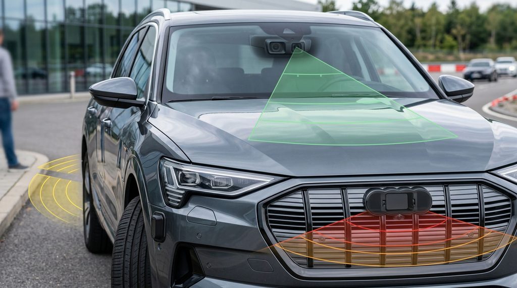 Camera and radar sensors used by driver-assistance systems
